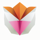 A vibrant and energetic bougainvillea blossom  app icon - ai app icon generator - app icon aesthetic - app icons