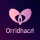 A striking, elegant orchid  app icon - ai app icon generator - app icon aesthetic - app icons