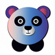 An adorable and curious baby panda  app icon - ai app icon generator - app icon aesthetic - app icons