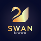 A majestic, graceful swan  app icon - ai app icon generator - app icon aesthetic - app icons