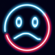 A frustrated, annoyed smiley face  app icon - ai app icon generator - app icon aesthetic - app icons