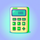 A minimalist calculator  app icon - ai app icon generator - app icon aesthetic - app icons