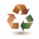 A minimalist recycle icon  app icon - ai app icon generator - app icon aesthetic - app icons