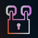 A stylized lock and chain  app icon - ai app icon generator - app icon aesthetic - app icons