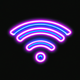 A stylized wifi signal icon  app icon - ai app icon generator - app icon aesthetic - app icons