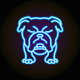 A comically-scowling bulldog  app icon - ai app icon generator - app icon aesthetic - app icons