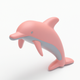 A curious and friendly dolphin  app icon - ai app icon generator - app icon aesthetic - app icons