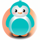 A loveable, cuddly penguin  app icon - ai app icon generator - app icon aesthetic - app icons