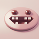 An angry, teeth-gritting smiley face  app icon - ai app icon generator - app icon aesthetic - app icons