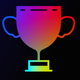 A stylized trophy cup with handles  app icon - ai app icon generator - app icon aesthetic - app icons