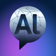 a chat bubble with the letters ai app icon - ai app icon generator - app icon aesthetic - app icons