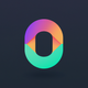 A simple and sleek letter O  app icon - ai app icon generator - app icon aesthetic - app icons