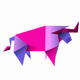 A powerful, stoic bull  app icon - ai app icon generator - app icon aesthetic - app icons