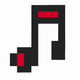 A stylized musical note  app icon - ai app icon generator - app icon aesthetic - app icons