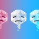 A crying, sad smiley face  app icon - ai app icon generator - app icon aesthetic - app icons
