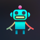 A fun, cartoon-style robot  app icon - ai app icon generator - app icon aesthetic - app icons