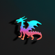 A majestic and powerful dragon  app icon - ai app icon generator - app icon aesthetic - app icons