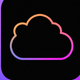 A soft, fluffy cloud  app icon - ai app icon generator - app icon aesthetic - app icons