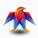 A majestic, fierce eagle  app icon - ai app icon generator - app icon aesthetic - app icons
