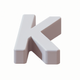 An industrial, blocky letter K  app icon - ai app icon generator - app icon aesthetic - app icons