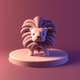 A majestic lion with flowing mane  app icon - ai app icon generator - app icon aesthetic - app icons