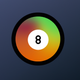 a snooker ball app icon - ai app icon generator - app icon aesthetic - app icons