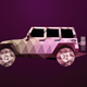 A rugged, off-road Jeep  app icon - ai app icon generator - app icon aesthetic - app icons