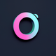 A playful and fun letter O  app icon - ai app icon generator - app icon aesthetic - app icons