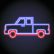 A rugged and dependable pickup truck  app icon - ai app icon generator - app icon aesthetic - app icons