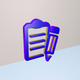 A stylized pad and pencil for note-taking  app icon - ai app icon generator - app icon aesthetic - app icons