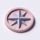 A stylized compass rose  app icon - ai app icon generator - app icon aesthetic - app icons