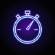 A sleek, minimalist stopwatch  app icon - ai app icon generator - app icon aesthetic - app icons