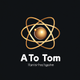 A stylized atom symbol with orbiting electrons  app icon - ai app icon generator - app icon aesthetic - app icons