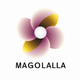 A stylized magnolia blossom  app icon - ai app icon generator - app icon aesthetic - app icons
