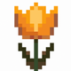 An elegant and symmetrical tulip in bloom  app icon - ai app icon generator - app icon aesthetic - app icons