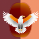 A majestic, soaring bald eagle  app icon - ai app icon generator - app icon aesthetic - app icons