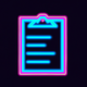A minimalist clipboard  app icon - ai app icon generator - app icon aesthetic - app icons