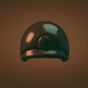 An app icon of  an image of helmet with sienna and slate blue and hot pink and lavender blush scheme color