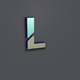 A smooth and sophisticated letter L  app icon - ai app icon generator - app icon aesthetic - app icons