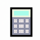 A minimalist calculator  app icon - ai app icon generator - app icon aesthetic - app icons