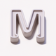 A simple and stylish letter M  app icon - ai app icon generator - app icon aesthetic - app icons