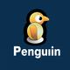 A cute, cartoon-style penguin  app icon - ai app icon generator - app icon aesthetic - app icons