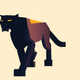 A sleek and swift black panther  app icon - ai app icon generator - app icon aesthetic - app icons