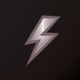 A stylized lightning bolt with an electric spark  app icon - ai app icon generator - app icon aesthetic - app icons