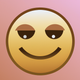 A sarcastic and eye-rolling smiley face  app icon - ai app icon generator - app icon aesthetic - app icons