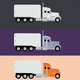 A towering 18-wheeler semi truck  app icon - ai app icon generator - app icon aesthetic - app icons