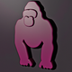 A detailed gorilla  app icon - ai app icon generator - app icon aesthetic - app icons