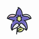 a clematis flower app icon - ai app icon generator - app icon aesthetic - app icons