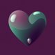 A stylized heart  app icon - ai app icon generator - app icon aesthetic - app icons