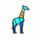 A detailed giraffe  app icon - ai app icon generator - app icon aesthetic - app icons